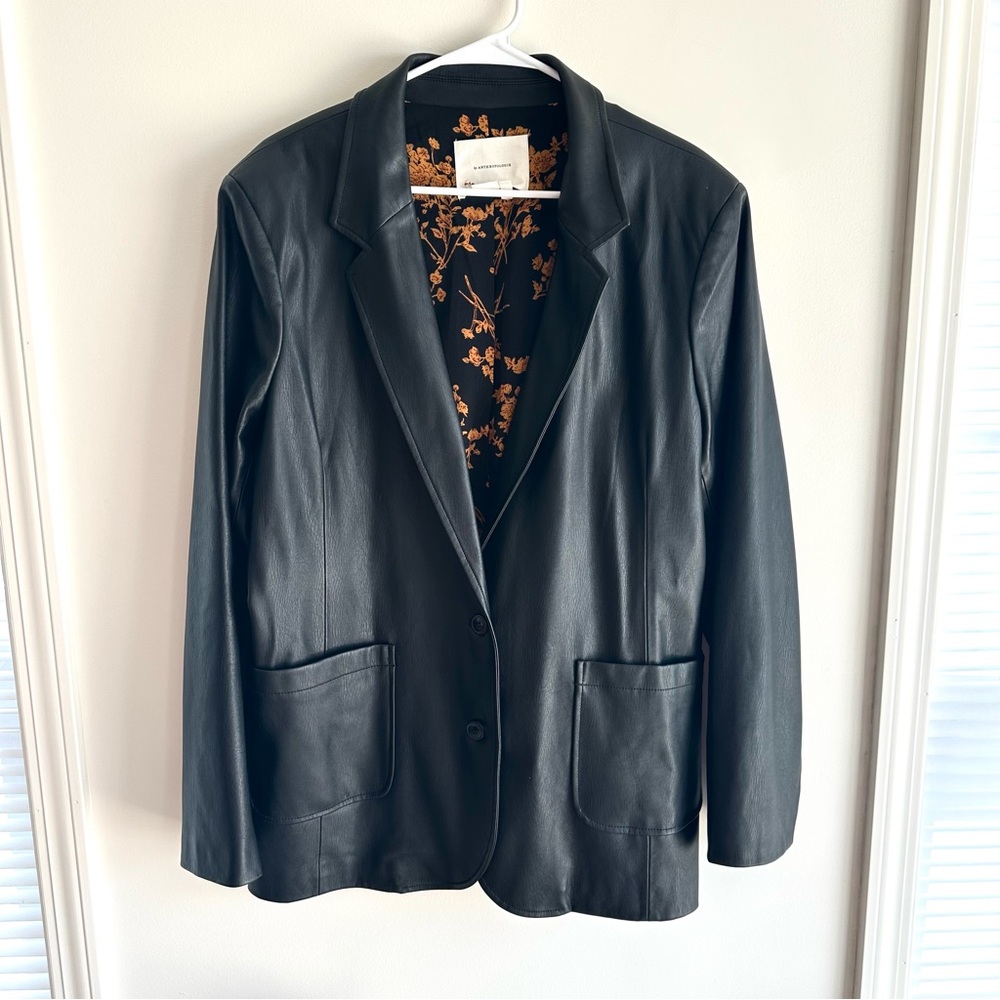 Anthropologie Vegan Leather Women's Jacket